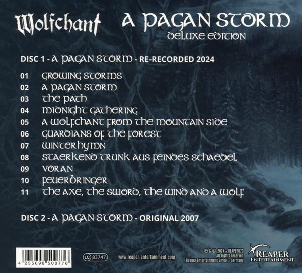 Rückseite einer CD-Hülle. Songtitel und Credits sind aufgelistet.