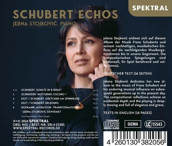 Albumcover von Jelena Stojkovic. Text auf Deutsch und Englisch. CD und Noten vorhanden.