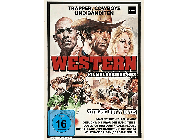 Western Filmklassiker-Box - Trapper, Cowboys und Banditen DVD (FSK: 16)