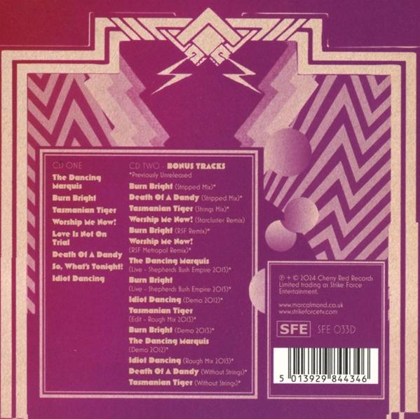Rückseite einer CD-Hülle mit Titelliste und Credits. Verschiedener Text und ein Barcode sind sichtbar.