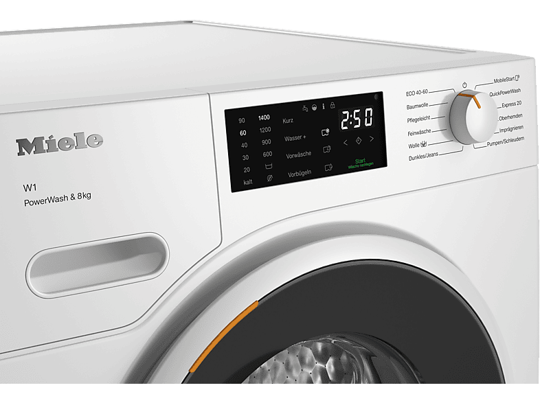 Thumbnail - MIELE WWB 360 WCS Waschmaschine (8 kg, 1400 U/Min., A, Flusenfilter, Fremdkörperfilter)