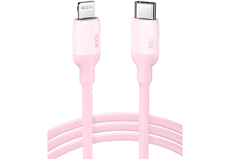 UGREEN Lightning to USB-C 3A PD MFi Sertifikalı Hızlı Şarj Kablosu 1 m Pembe_0