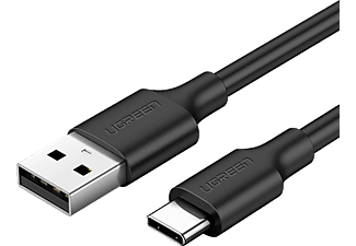 UGREEN USB-C to USB-A 3A QC Hızlı Şarj Kablosu 1.5 m Siyah