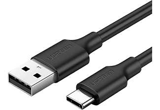 UGREEN USB-C to USB-A 3A QC Hızlı Şarj Kablosu 1 m Siyah