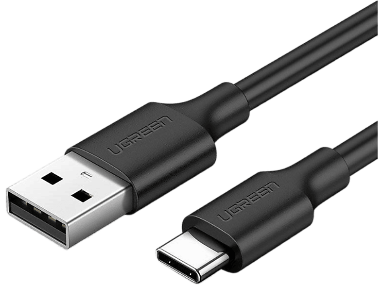 UGREEN USB-C to USB-A 3A QC Hızlı Şarj Kablosu 1 Metre Siyah 60116