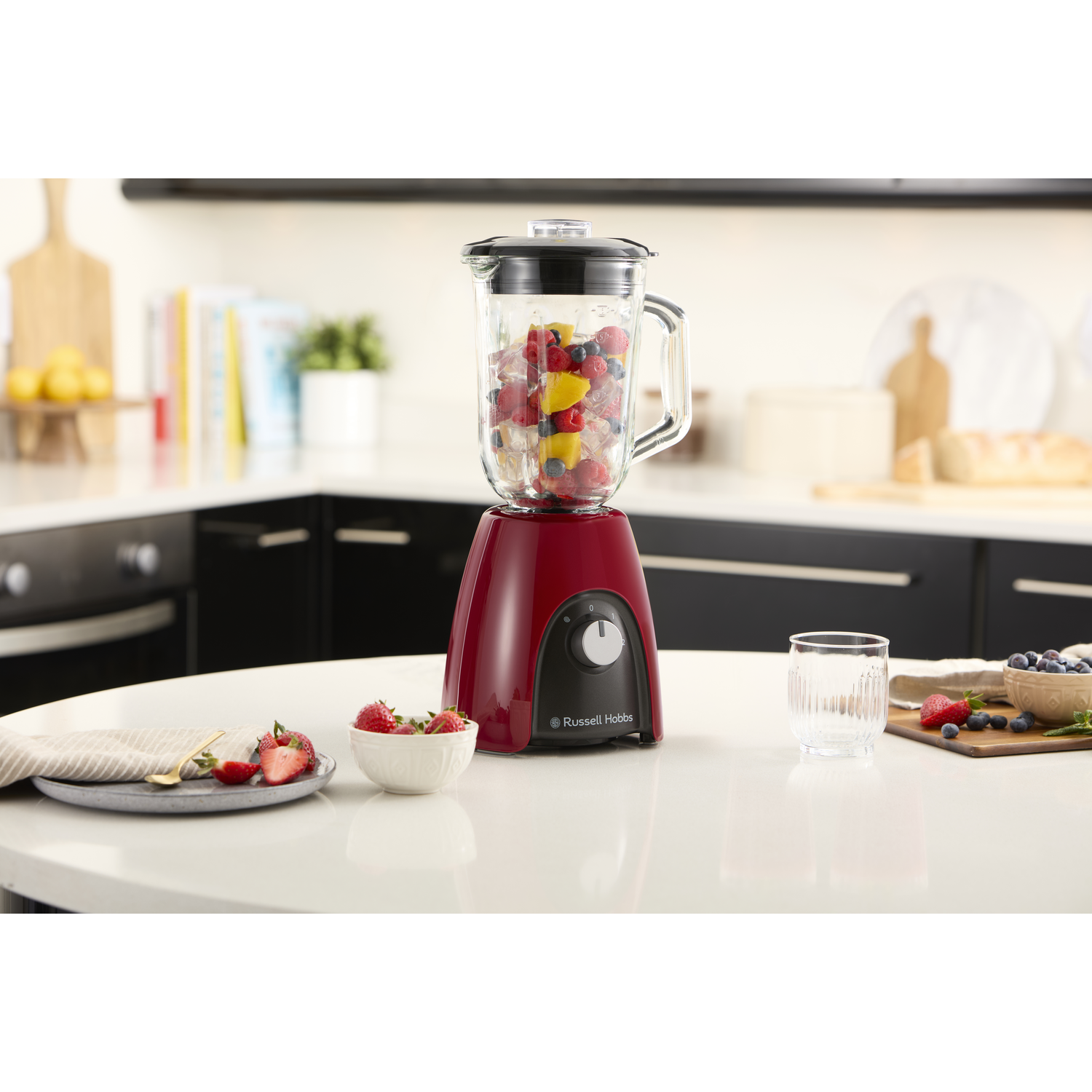 RUSSELL HOBBS Desire Mixeur rouge