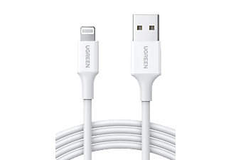 UGREEN Lightning to USB-A MFi Sertifikalı iPhone Hızlı Şarj Kablosu 1 m Beyaz