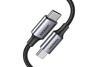 UGREEN USB-C to USB-C 100W 5A QC PD Örgülü Hızlı Şarj Kablosu 3 m Siyah_0