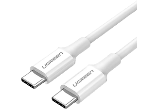 UGREEN USB-C to USB-C 100W 5A QC PD Hızlı Şarj Kablosu 2 m Beyaz_0