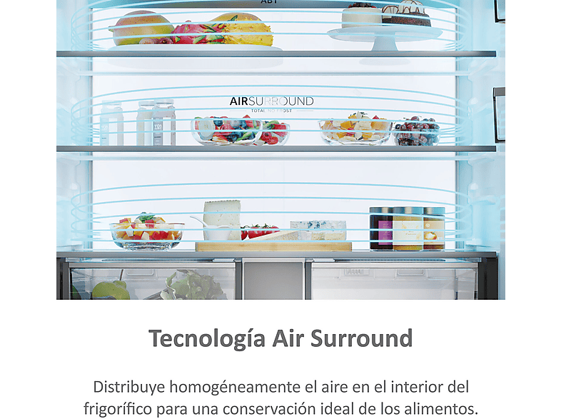 Haier - Frigorífico MultiDoor - Frigorífico MultiDoor - FD 90 Series 7 - HFR79F19EFGK - 34005705 – imagen 3
