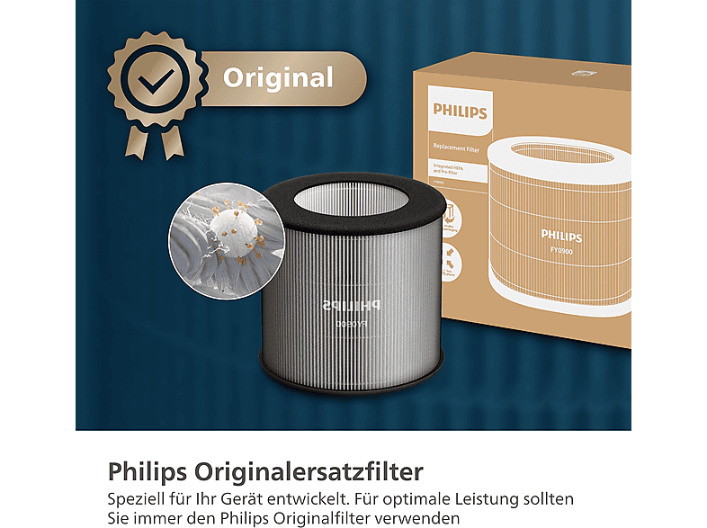 Philips FY0900/30 HEPA NanoProtect für Luftreiniger AC0920, AC0921, AC0817, AC0819, AC0820; Filter — Foto 3 von 5