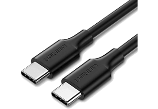 UGREEN USB-C to USB-C 60W 3A QC PD Hızlı Şarj Kablosu 2 m Siyah