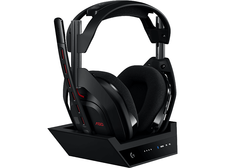 Logitech G ASTRO A50 Gen 5 + Estación base PlaySync Audio, Inalámbrico, Micrófono 48kHz, PC-PS-Nintendo-Xbox, Lightspeed, Negro