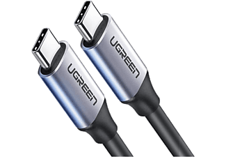 UGREEN USB-C to USB-C 60W Thunderbolt USB3.1 Gen1 3A QC PD Hızlı Şarj Kablosu 1.5 m Siyah