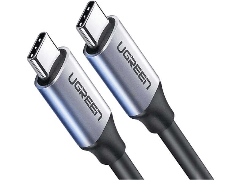 UGREEN USB-C to USB-C 60W Thunderbolt USB3.1 Gen1 3A QC PD Hızlı Şarj Kablosu 1.5 m Siyah_0