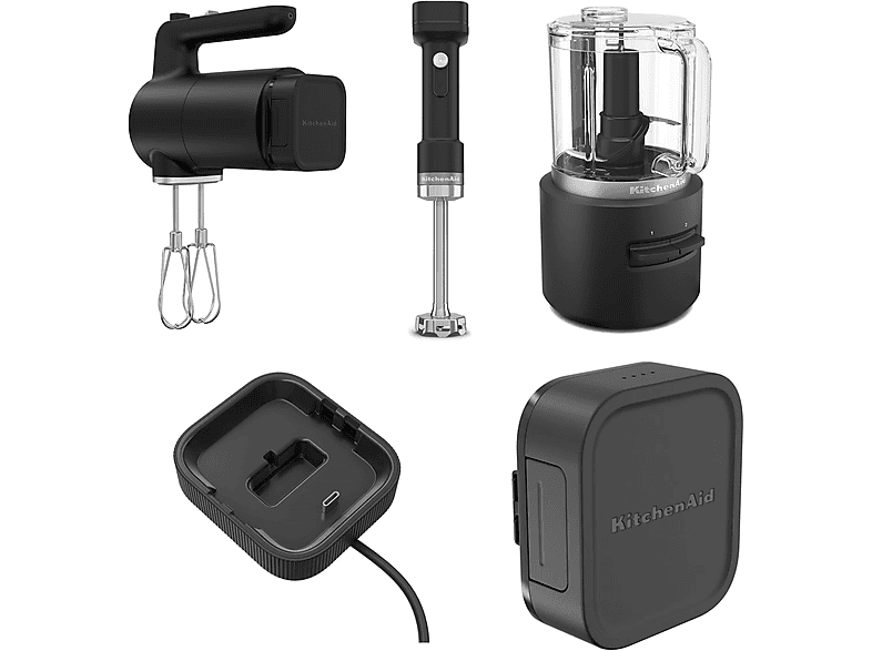 KITCHENAID KAGOVITALSET botmixer, kézimixer, aprító és dokkoló