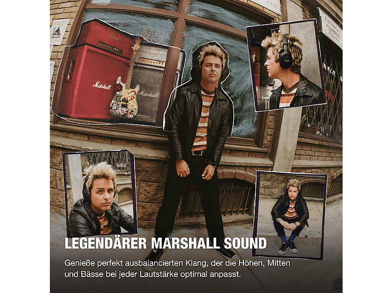 MARSHALL Monitor III, Over-ear Kopfhörer Bluetooth Schwarz
