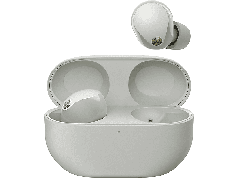 Sony WF-1000XM5 kabellose In-Ear-Kopfhörer mit Noise Cancelling – Bis zu 24 Stunden Akkulaufzeit – Silber; True Wireless Kopfhörer