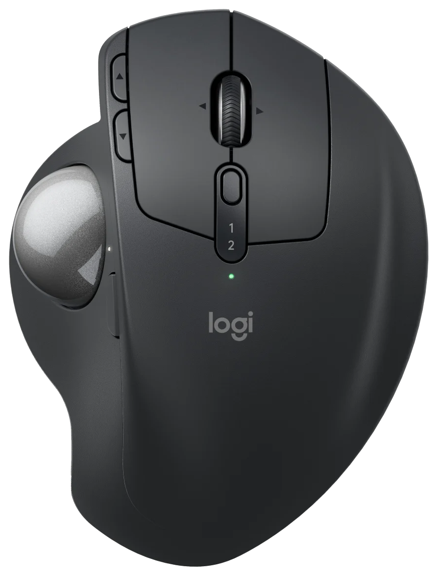 LOGITECH MX Ergo S Advanced vezeték nélküli trackball, grafitszürke (910-007260)