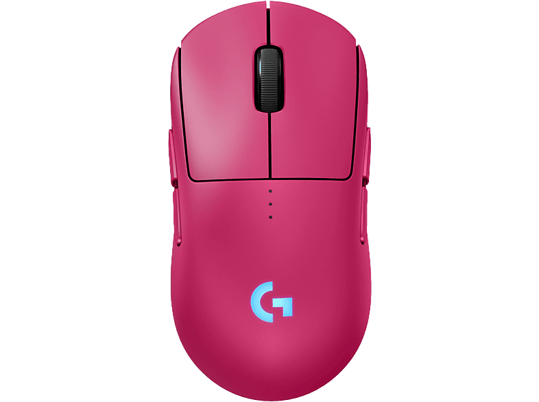 Ratón gaming - Logitech G Pro 2 Lightspeed, Bluetooth, Inalámbrico, 44.000 ppp, Ambidiestro, Botones personalizables, Conmutadores Lightforce, Magenta