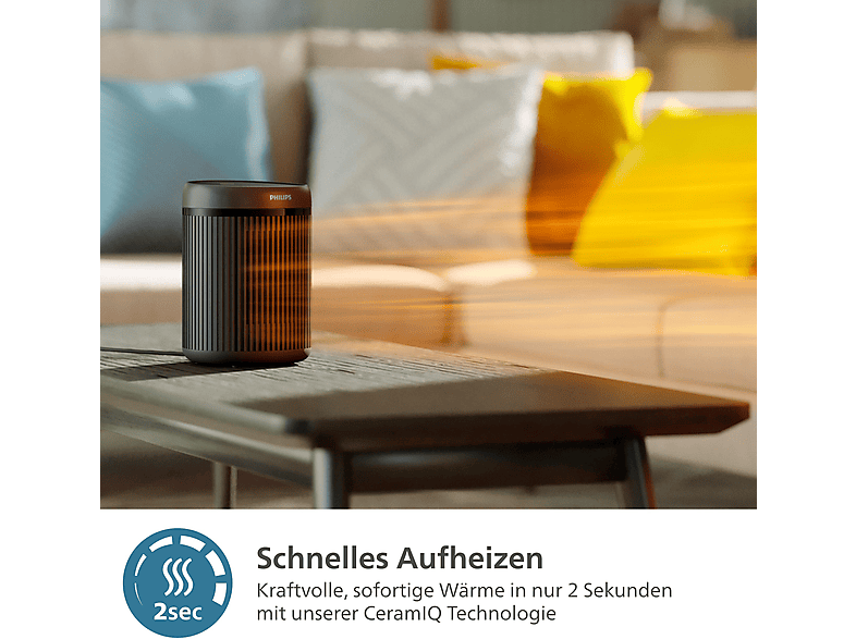 Thumbnail - PHILIPS CX2120/01 Kompakt 2000 Series Heizlüfter (1500 Watt, Raumgröße: 15 m²)