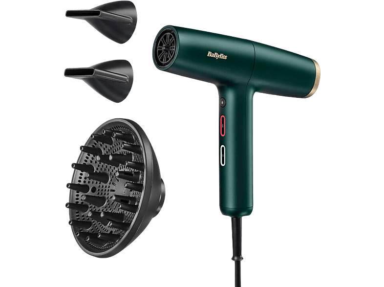 Babyliss D6555DE Air Power Pro Haarföhn Grün (1700 Watt)