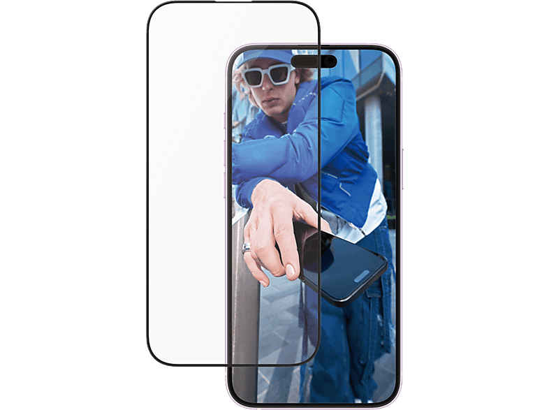 Panzerglass Schermbescherming Aluminum Frame Ultra-wide Fit Iphone 16 Plus/15 Plus (2851)