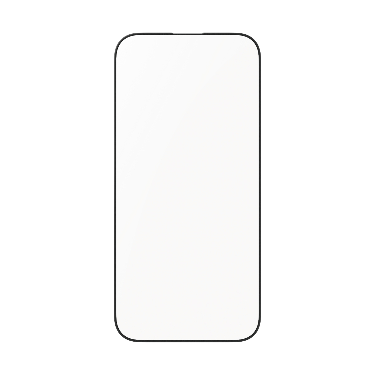 Blank smartphone screen with black frame.