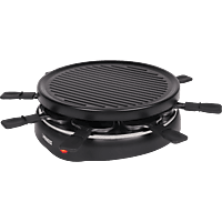 MediaMarkt PRINCESS Raclette 8 Grillplaat Zwart aanbieding