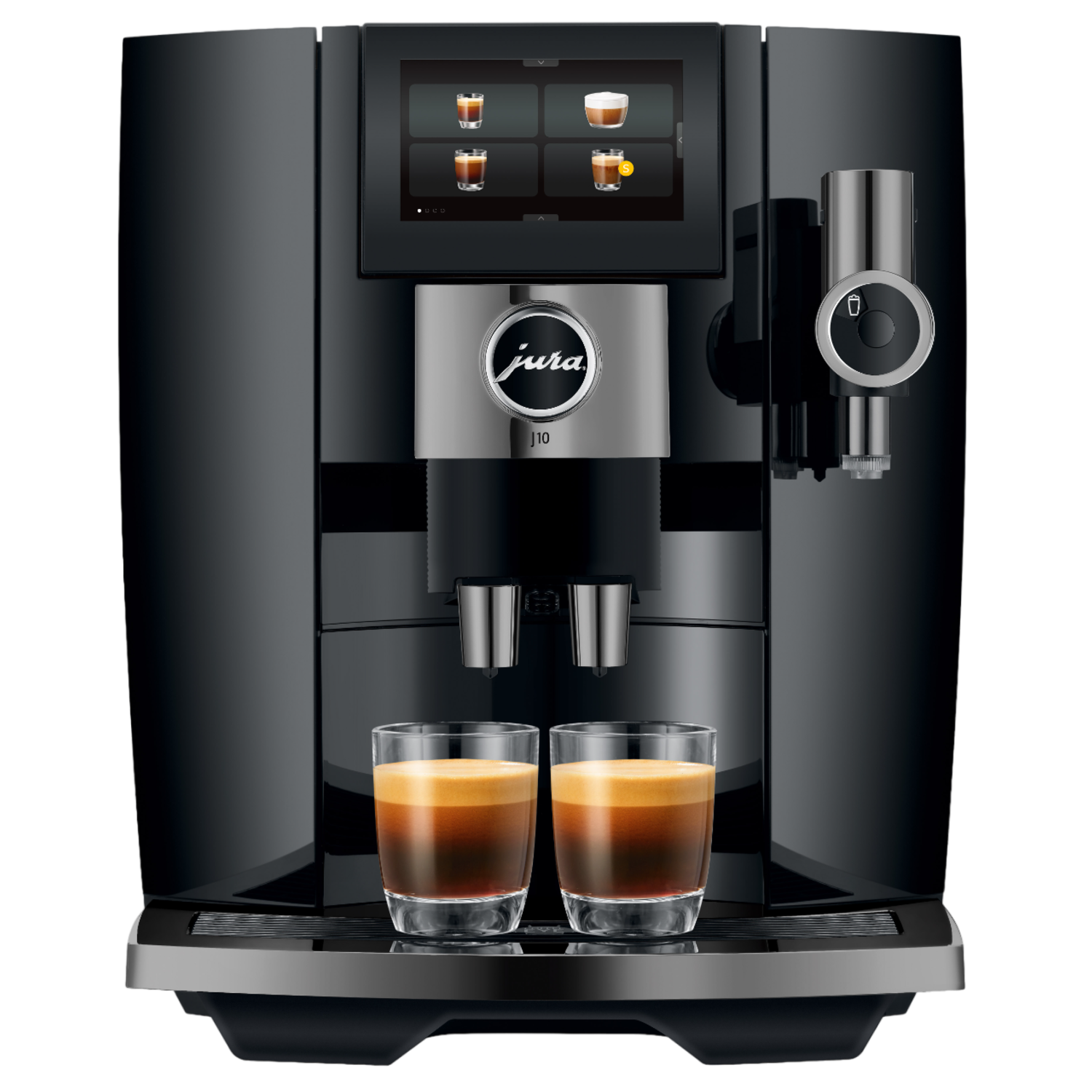 Jura J10 Piano Black (ea) Volautomatische Espressomachine