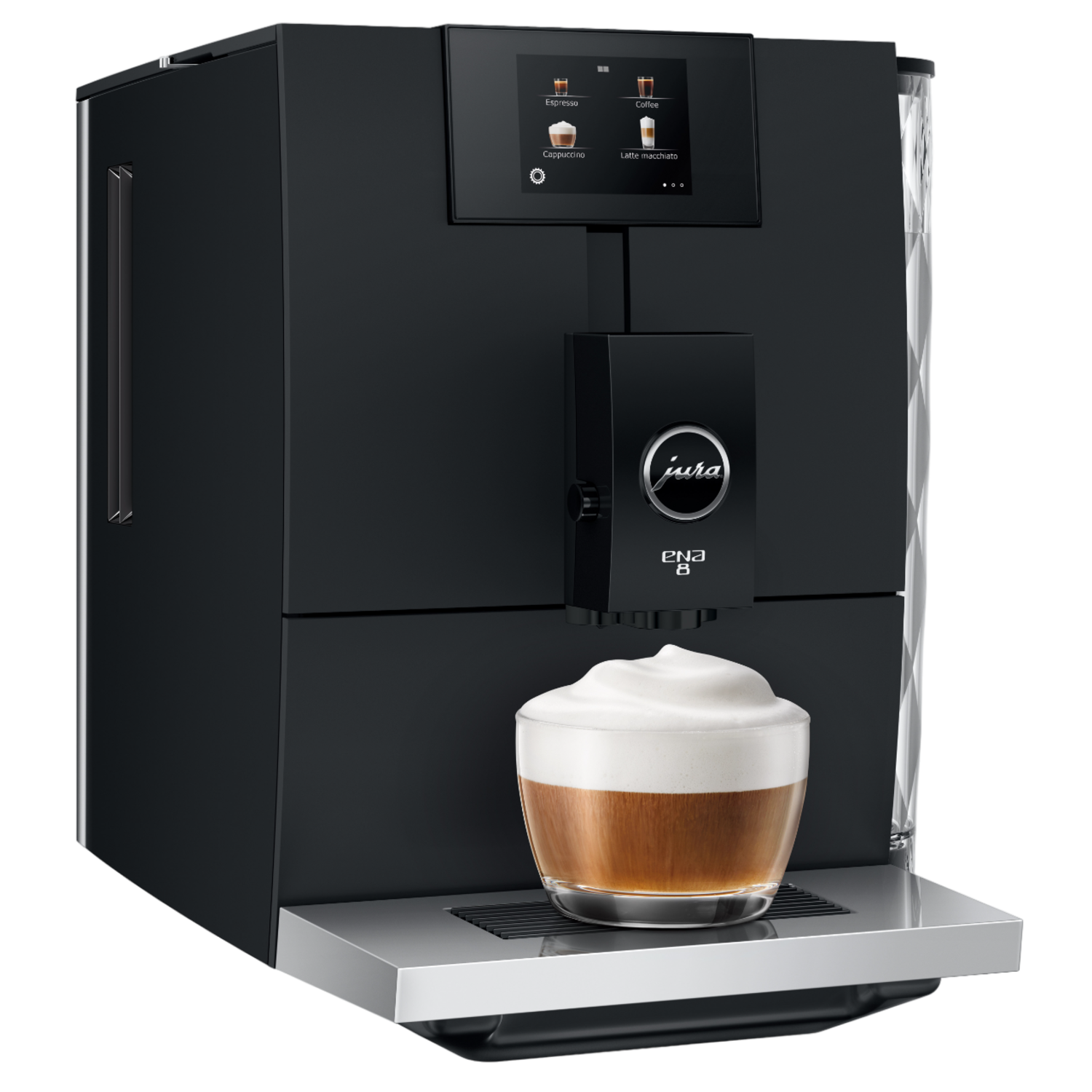 Jura Ena 8 All Black (ecs) Volautomatische Espressomachine Zwart