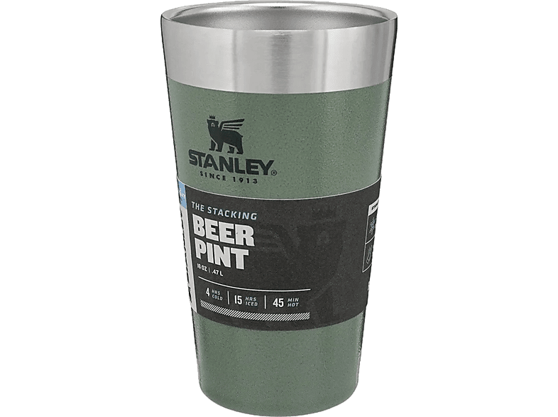 STANLEY The Stacking Beer Pint .47L / 16oz Termos Hammertone Green_0