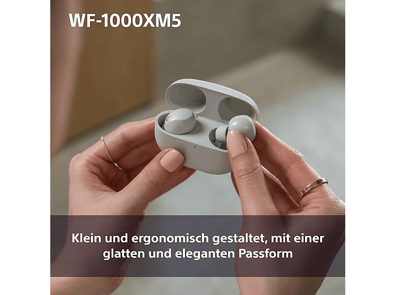 SONY WF-1000XM5 TWS Noise Cancelling, In-ear Kopfhörer Bluetooth Smoky Pink
