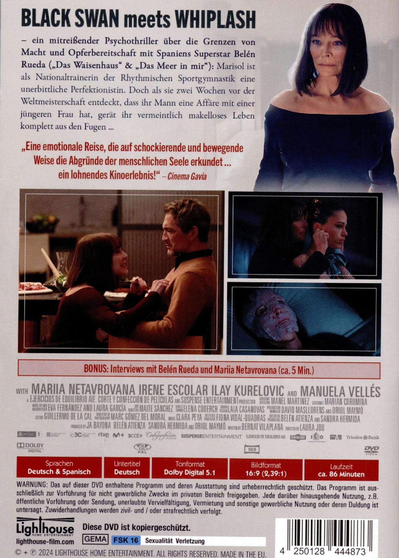 DVD-Cover mit Schauspielern, Titeln und Text in verschiedenen Sprachen, mit einem Filmplakat.