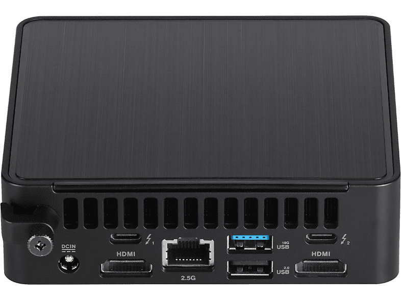 ASUS NUC 14 Pro RNUC14RVKI300002I Mini PC (Barebone), Intel® Core™ 3 Prozessor 100U, Arc™ Onboard Graphics, Kein Betriebssystem, Schwarz — Foto 4 von 5
