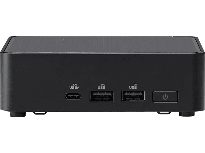 ASUS NUC 14 Pro RNUC14RVKI300002I Mini PC (Barebone), Intel® Core™ 3 Prozessor 100U, Arc™ Onboard Graphics, Kein Betriebssystem, Schwarz
