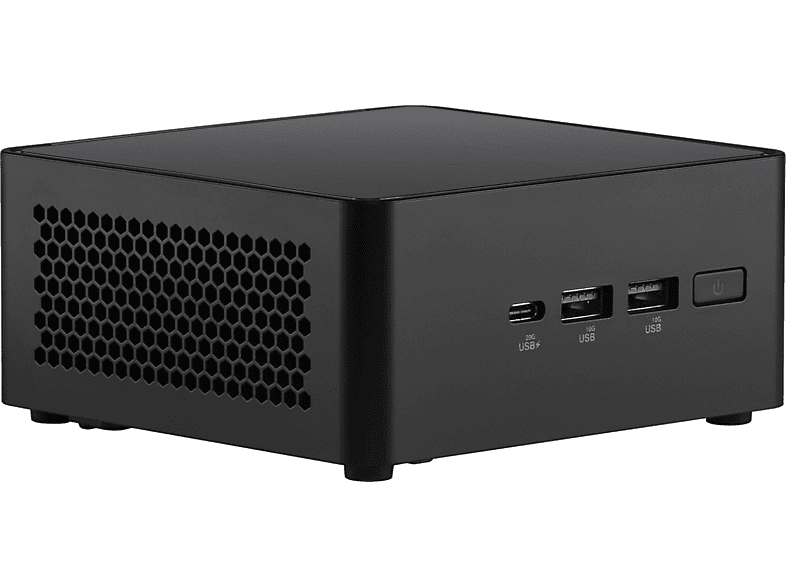 ASUS NUC 14 Pro RNUC14RVHI300002I Mini PC (Barebone), Intel® Core™ 3 Prozessor 100U, 0 GB RAM SSD, Arc™ Onboard Graphics, Kein Betriebssystem, Schwarz — Foto 2 von 3