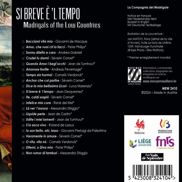 Rückseite einer CD-Hülle mit Text, Logo und Barcode. Weißer Hintergrund.
