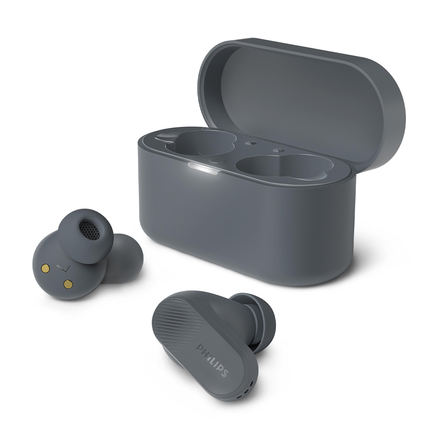 Philips Tat3509Gy/00 Auricolari Wireless, Grigio