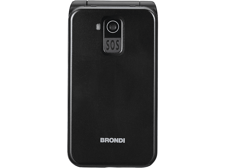 Custodia Flip in Tessuto Oxford e Pelle PU Compatibile con Brondi Amico Vero 4G, Cover Protettiva con Chiusura Magnetica e Tasche per Carte (Blu