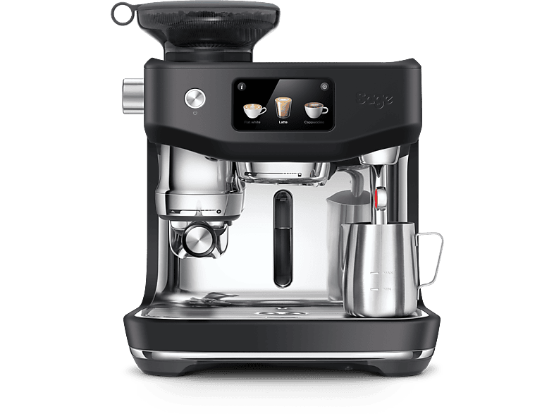 Sage SES985BTR the Oracle Jet Siebträgermaschine (Black Truffle, Kegelmahlwerk, 1600 Watt, 9 bar)