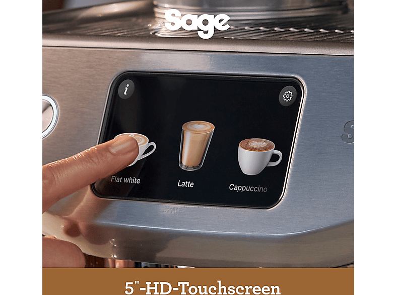 Sage SES985BSS4EEU1 the Oracle Jet Siebträgermaschine (Brushed Stainless Steel, Kegelmahlwerk, 1600 Watt, 9 bar) — Foto 3 von 5