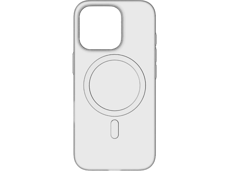 MOMAX MTAP24MW Lite CaseForm Magnetic Case iPhone 16 Pro Telefon Kılıfı Şeffaf Beyaz_0