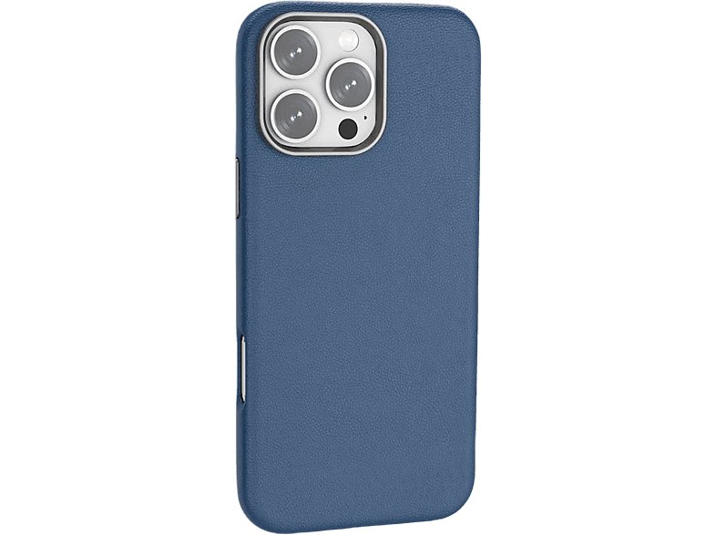 PIILI iPhone 16 Pro Max Leather Magsafe Telefon Kılıfı Mavi_0