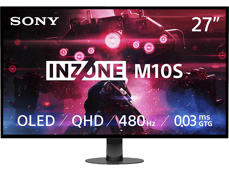 SONY INZONE M10S 27 Zoll OLED 4K Gaming Monitor (0,03 ms Reaktionszeit