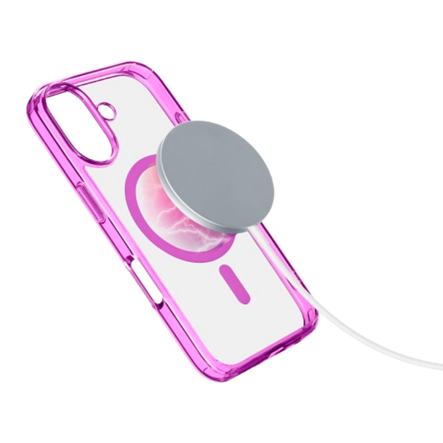 Cellularline Iconic Mag Telefoonhoesje Voor Apple Iphone 16 Roze