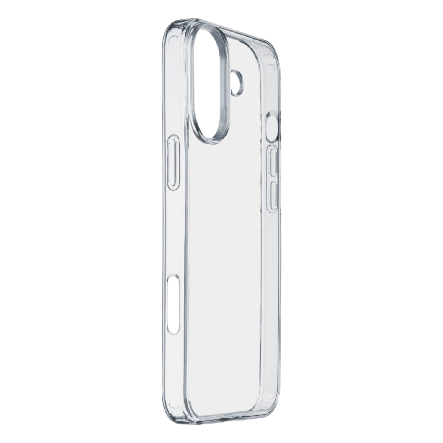 Cellularline Clearduo Telefoonhoesje Voor Apple Iphone 16 Transparant afbeelding