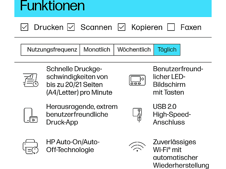 Thumbnail - HP LaserJet MFP M140w Multifunktionsdrucker