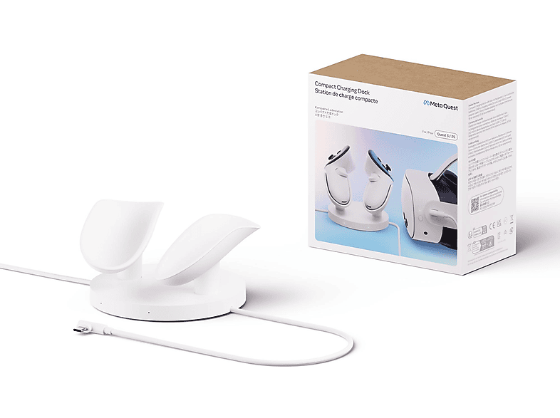Meta Kompakte Ladestation für Meta Quest mit Meta Quest 3/3S kompatibel; Zubehör für VR Brille — Foto 5 von 5