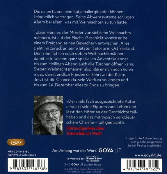 Ein Buchcover mit deutschem Text und einem Foto eines Mannes.